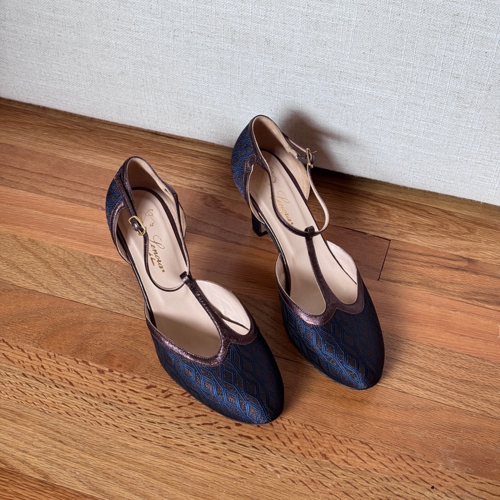 Lenora Scarpe di Lusso Rita  Heel Pump Size 37 1/2‎